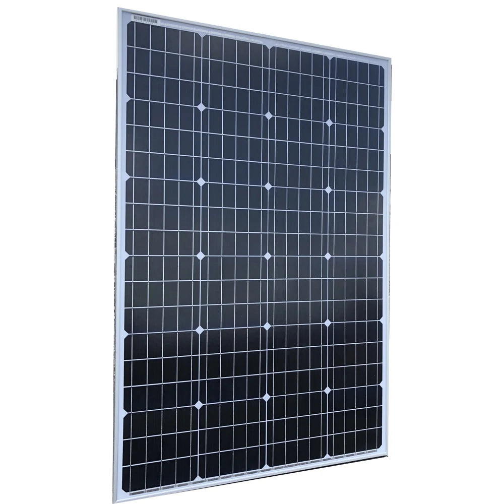 Solarpanel 140W 12V starr - Monokristallin mit Alurahmen
