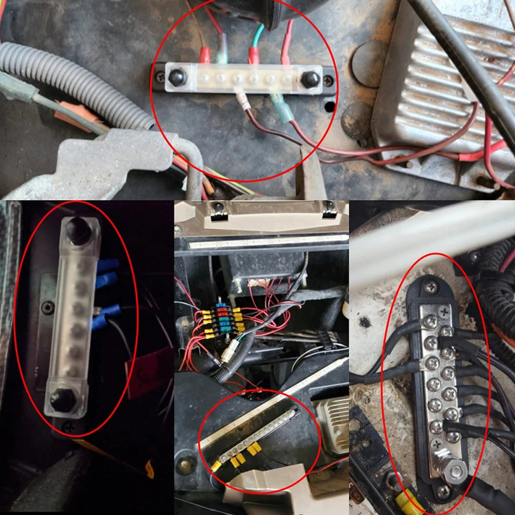 Sammelschiene 6-Wege – Stromverteiler Auto Marine