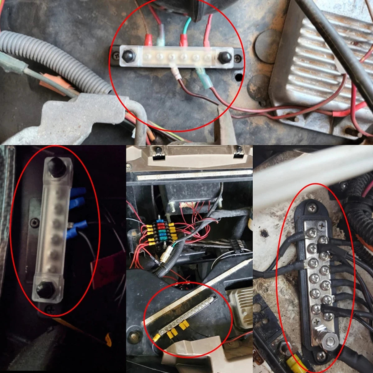 Sammelschiene 6-Wege – Stromverteiler Auto Marine