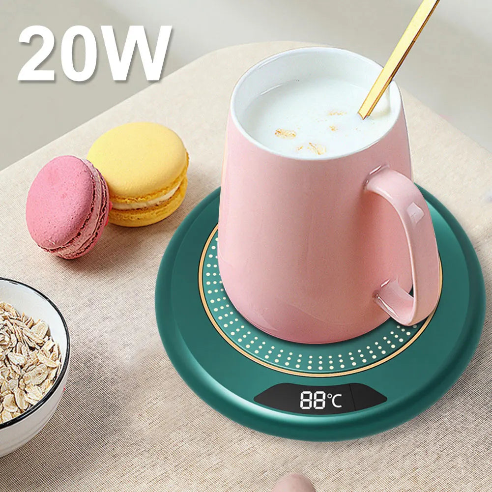 USB-Kaffeetassenwärmer mit 3 TemperatureinstellungenWärmerplatte für Kaffee, Tee & Milch – Büro & Home