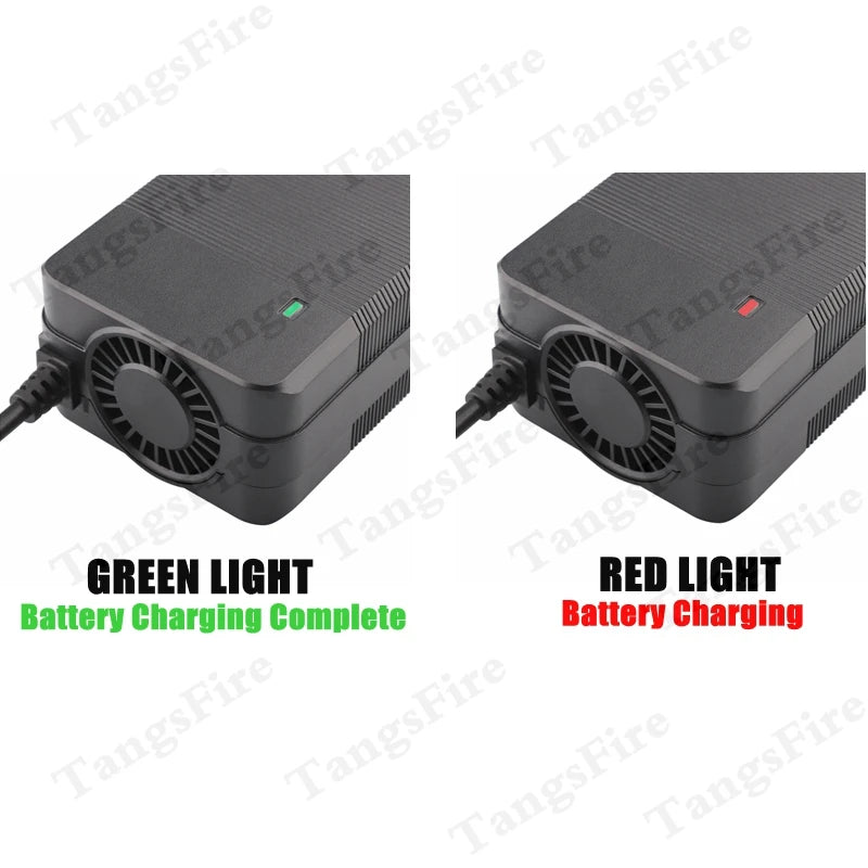 LiFePO4 Batterieladegerät 14,6V 10A – 4S KonfigurationFür 12,6V / 12,8V / 14,4V Akkus – Hochwertiger Adapter