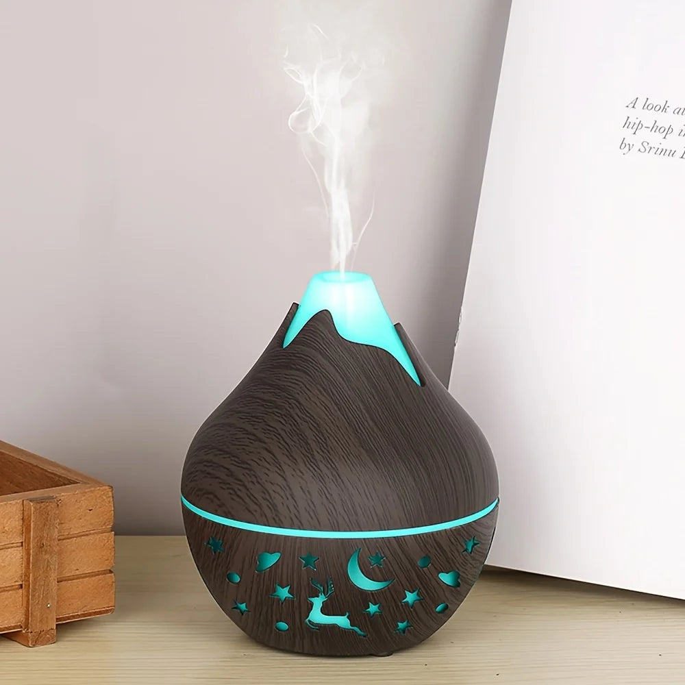 Luftbefeuchter 200ml USB mit Aromatherapie-DiffusorMultifunktional für ätherische Öle, modern & langlebig
