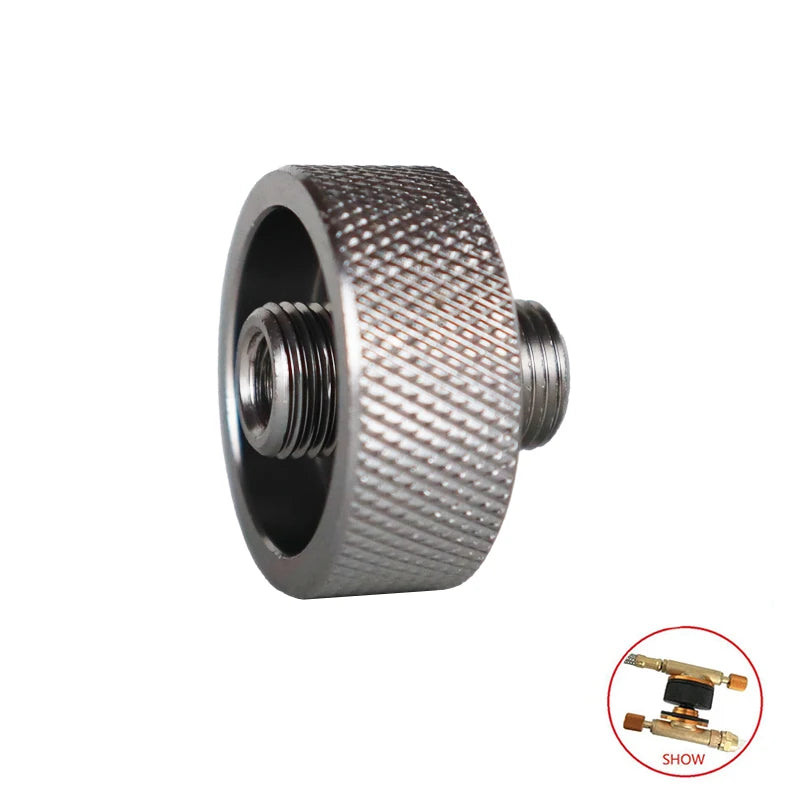 Gas-Nachfülladapter für Camping-Gasherd – OutdoorZylinder-Füll-Adapter für Gastank & Kocher-Zubehör