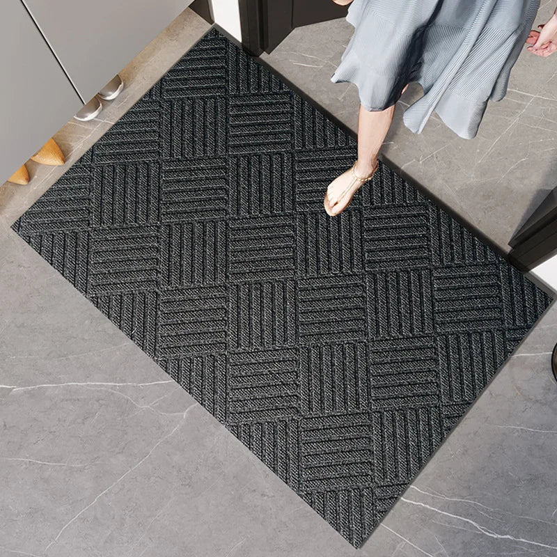 Anpassbare Fußmatte für Eingangsbereich – SaugfähigAnti-Rutsch Teppich, vollflächige Unterlage für Home