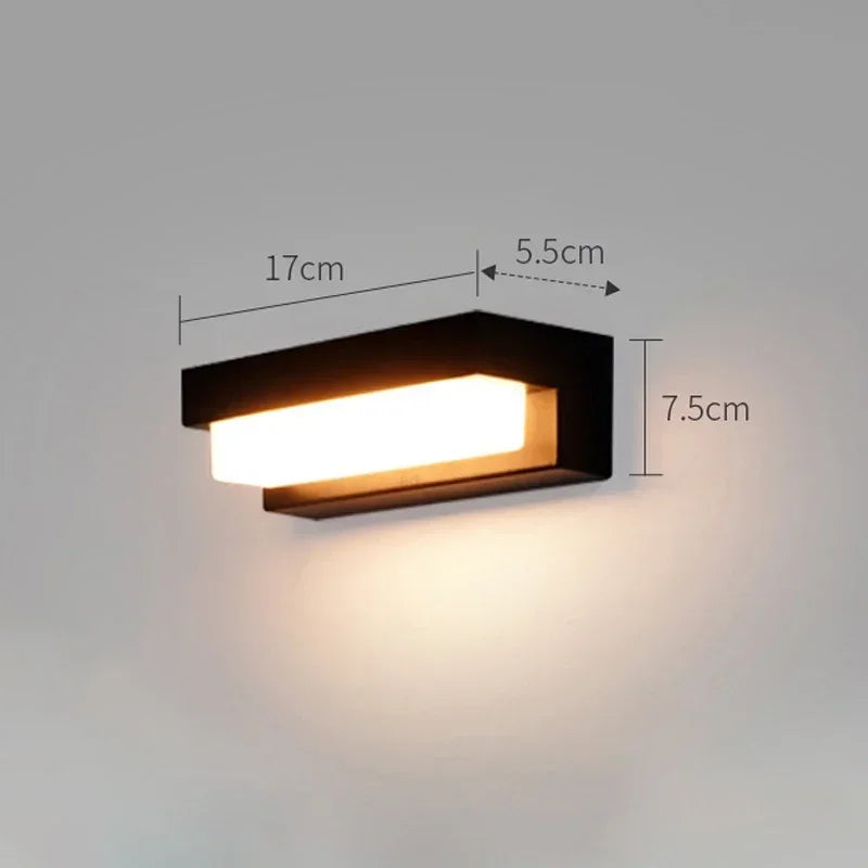 Solar LED Außenleuchte dreifarbig - Garten & Balkon