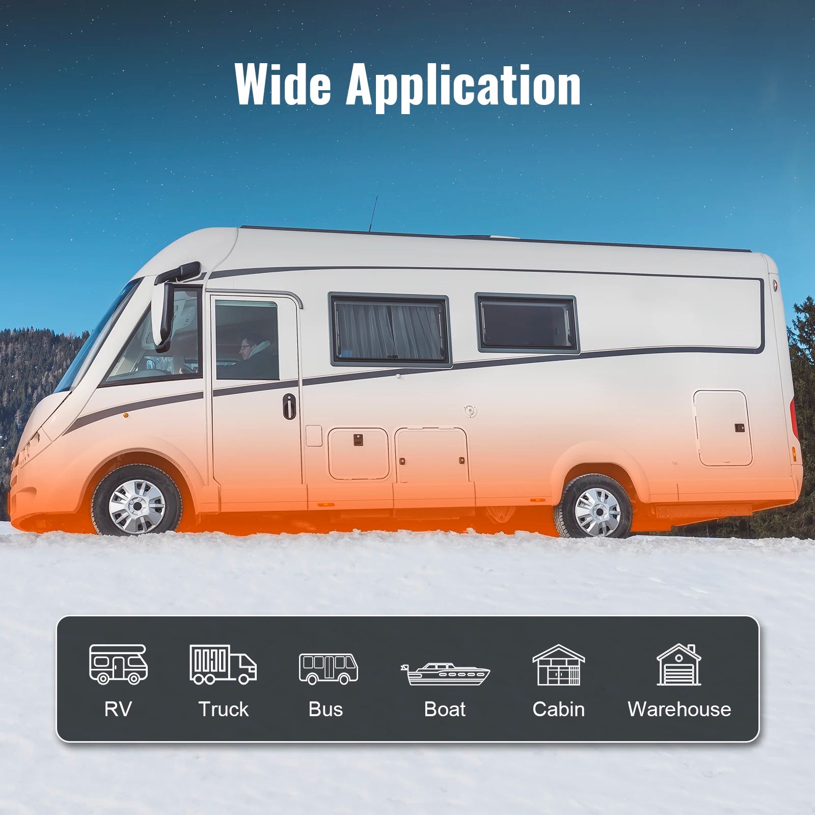 SucceBuy 2 kW Diesel-Lufterhitzer, 12 V Diesel-Heizung mit LCD-Display, Diesel-Standheizung, schnelle Erwärmung für Wohnmobil, Anhänger, Wohnmobil, Boot