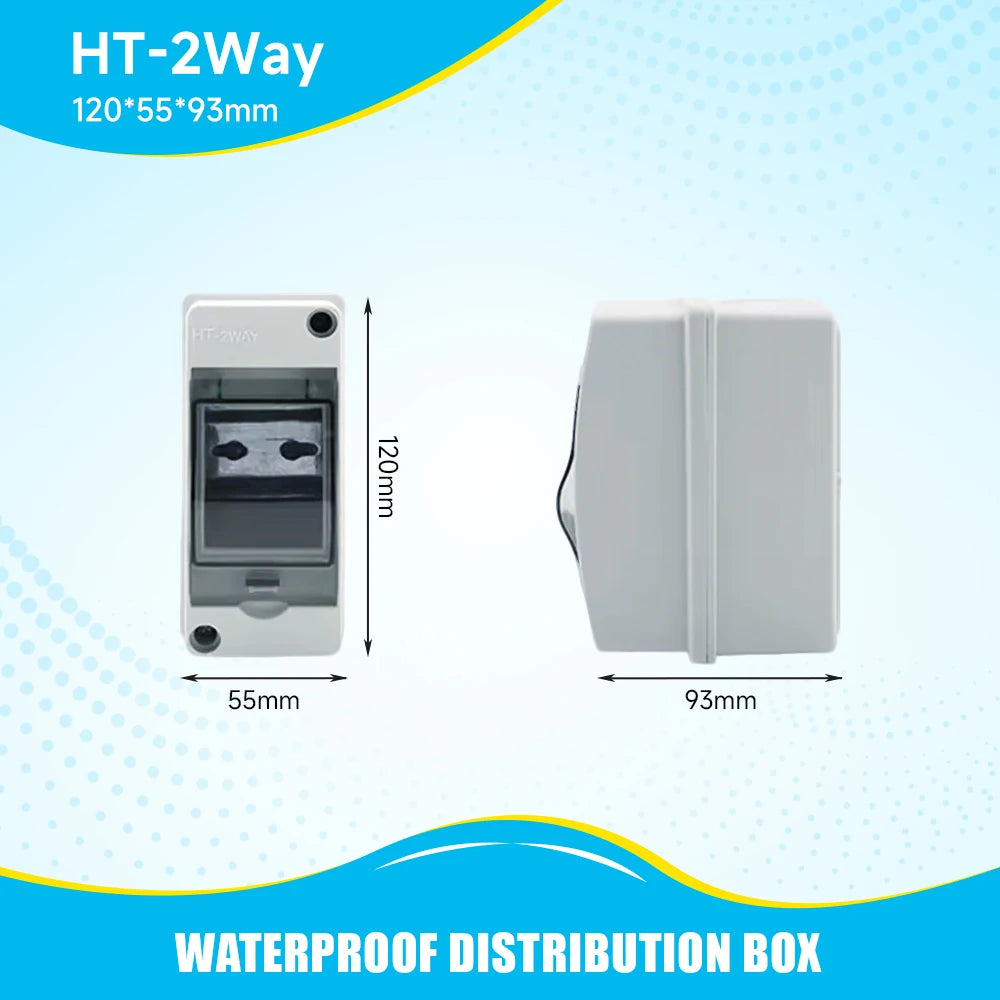 Verteilerkasten IP65 wasserdicht – 2-24 Wege ABS