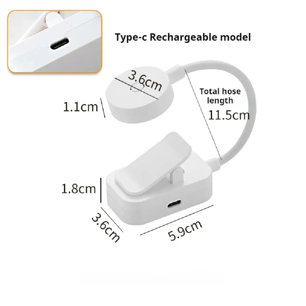 LED-Schreibtischlampe mit Clip & Speicherfunktion3 Lichtmodi dimmbar, Schwanenhals, augenschonend