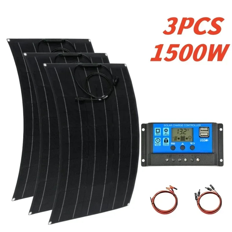 Solarpanel Kit 500-2000W – 18V/36V RV Ladegerät