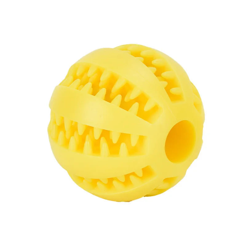 Hunde-Spielzeugball Gummi – Zahnreinigung & Leckerli