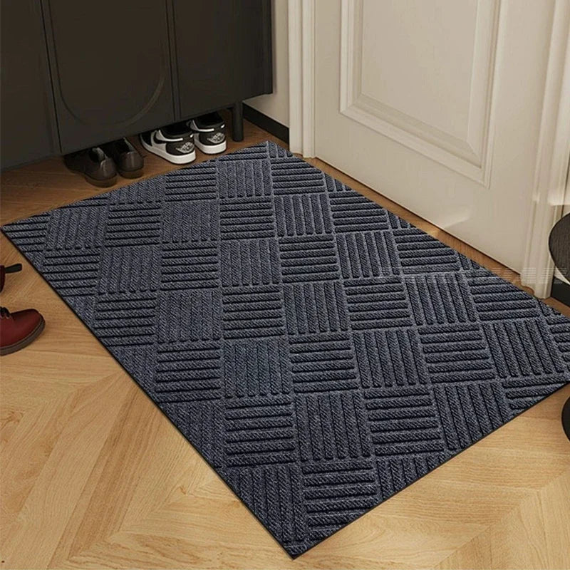 Anpassbare Fußmatte für Eingangsbereich – SaugfähigAnti-Rutsch Teppich, vollflächige Unterlage für Home