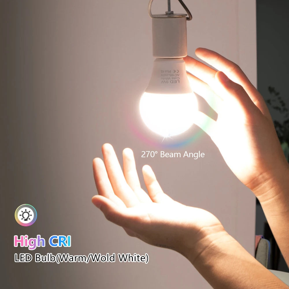 LED-Lampe E27 3W-18W – Smart IC hohe HelligkeitEnergiesparende Leuchtmittel AC 220V-240V