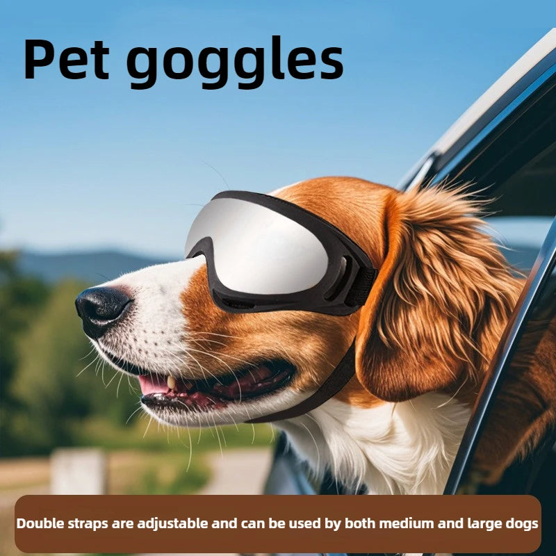 Hunde-Sonnenbrille mit UV-Schutz – verstellbar