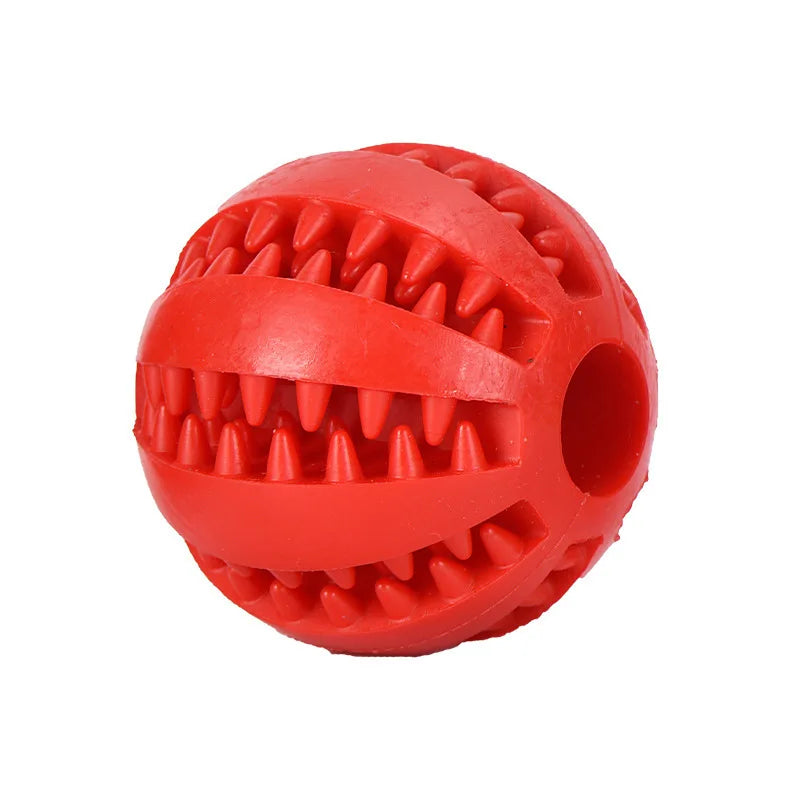Hunde-Spielzeugball Gummi – Zahnreinigung & Leckerli