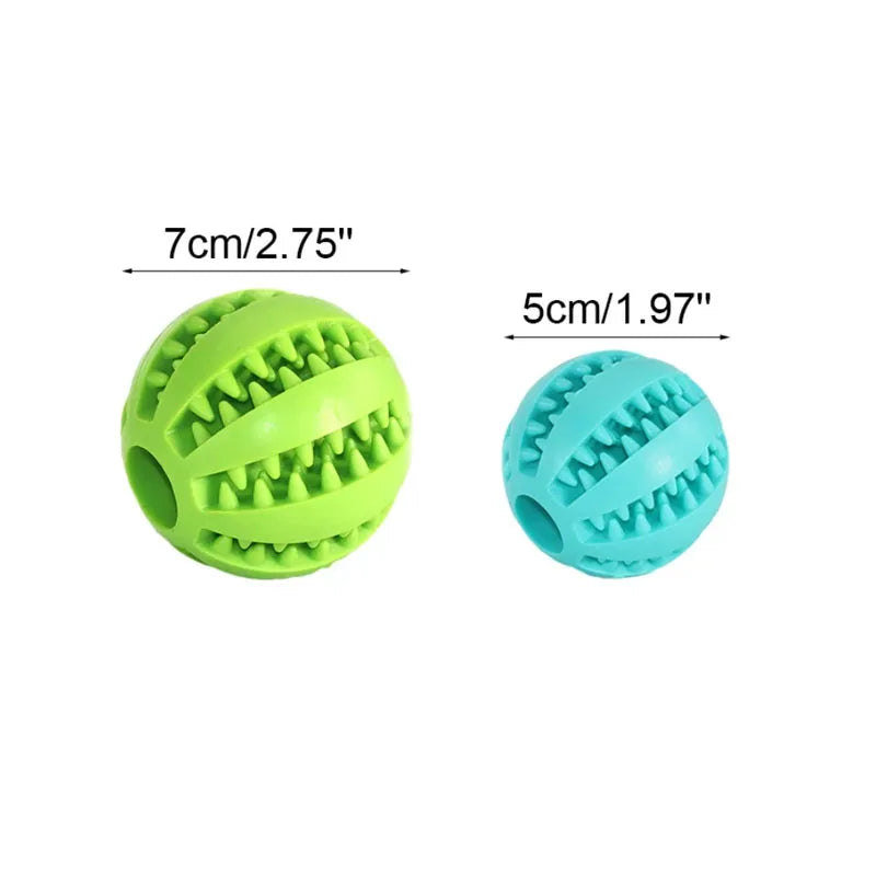 Hunde-Spielzeugball Gummi – Zahnreinigung & Leckerli