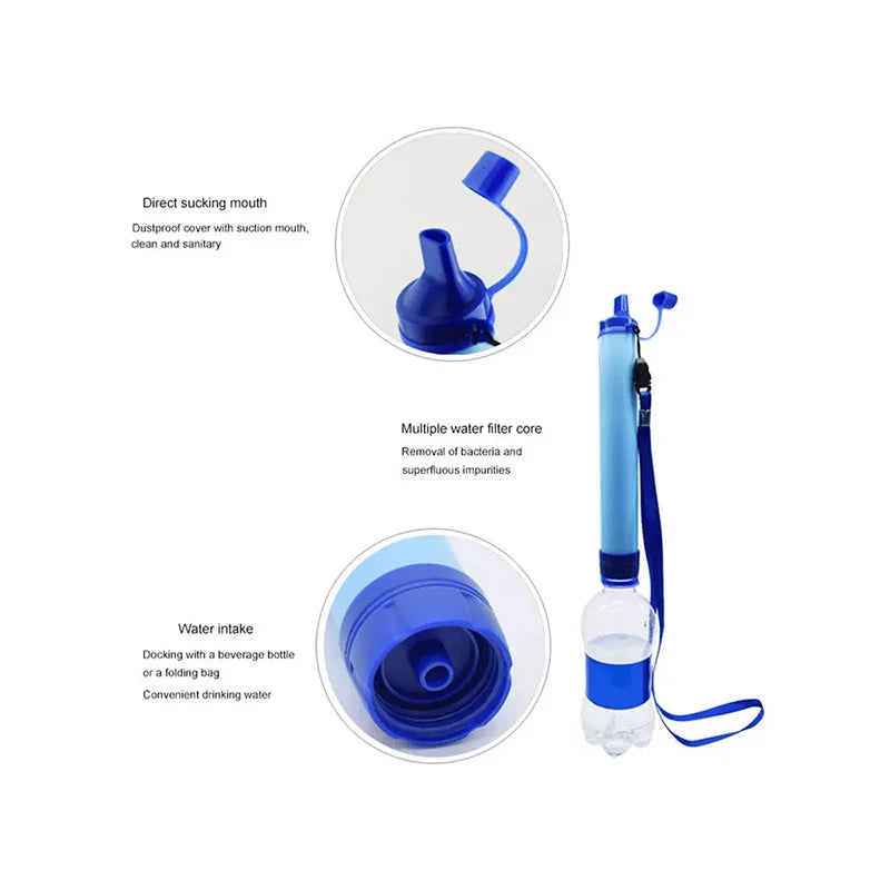 Outdoor-Wasserfilter tragbar – Camping Wasserreiniger