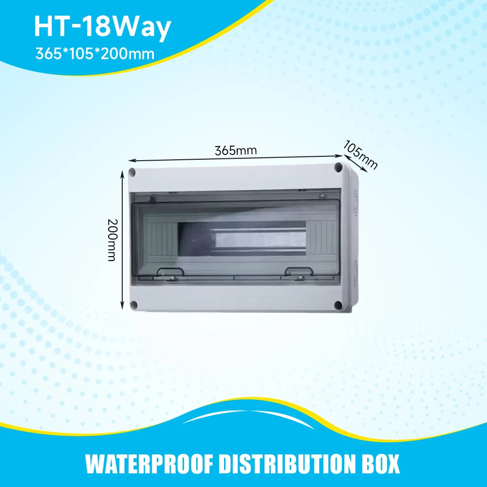 Verteilerkasten IP65 wasserdicht – 2-24 Wege ABS