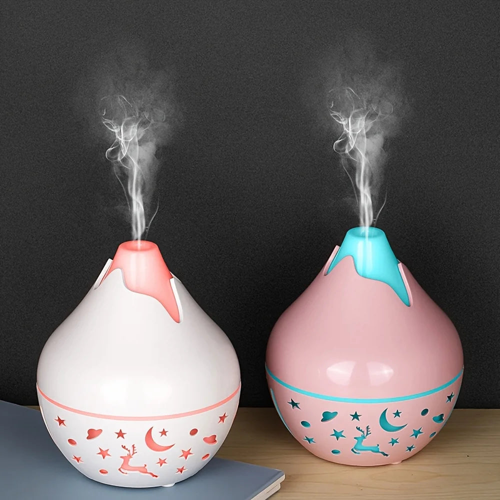 Luftbefeuchter 200ml USB mit Aromatherapie-DiffusorMultifunktional für ätherische Öle, modern & langlebig