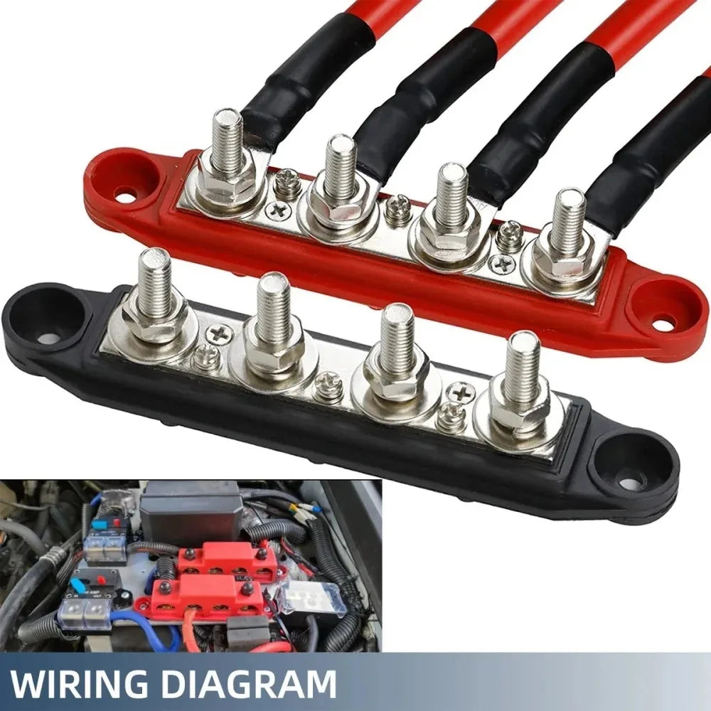 Sammelschienenklemme 250A – 12V/24V/48V M8/M10