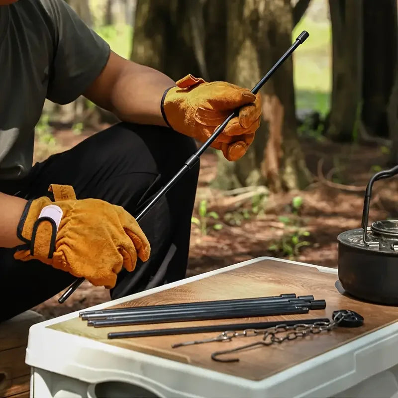 Lagerfeuer-Stativ verstellbar – Camping Kochtopf-Halter