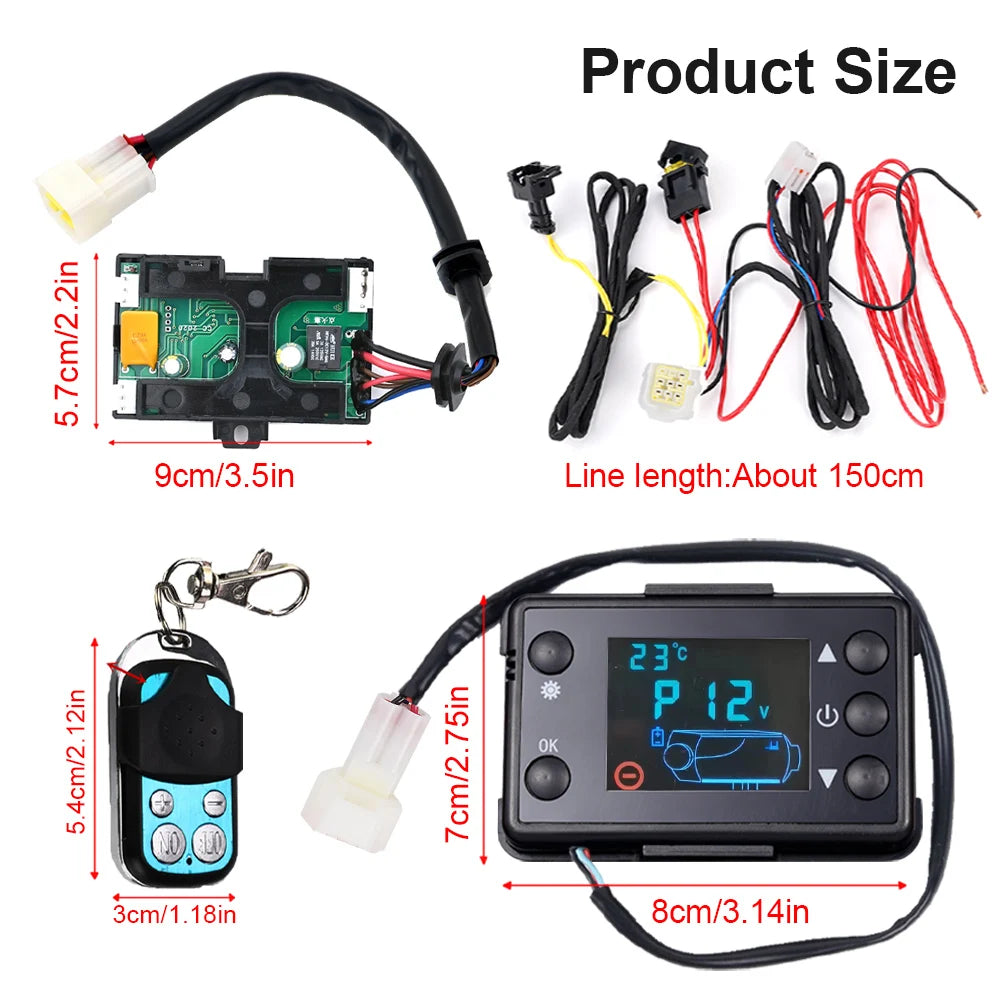 Air Diesel Heizung LCD Display Schalter Control Controller Board Motherboard Mainboard Fernbedienung 12V Für Eberspacher Webasto Diesels