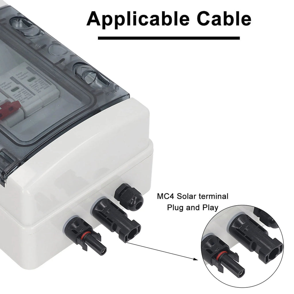 PV Combiner Box IP65 – Solar DC500V 32A wasserdicht