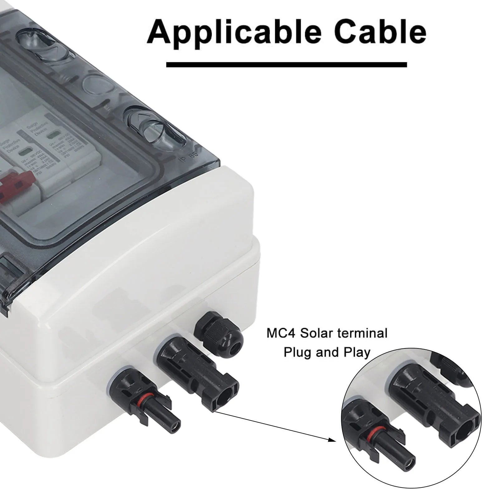 PV Combiner Box IP65 – Solar DC500V 32A wasserdicht