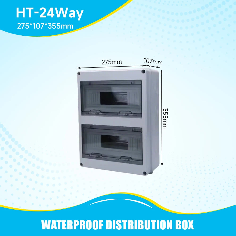 Verteilerkasten IP65 wasserdicht – 2-24 Wege ABS