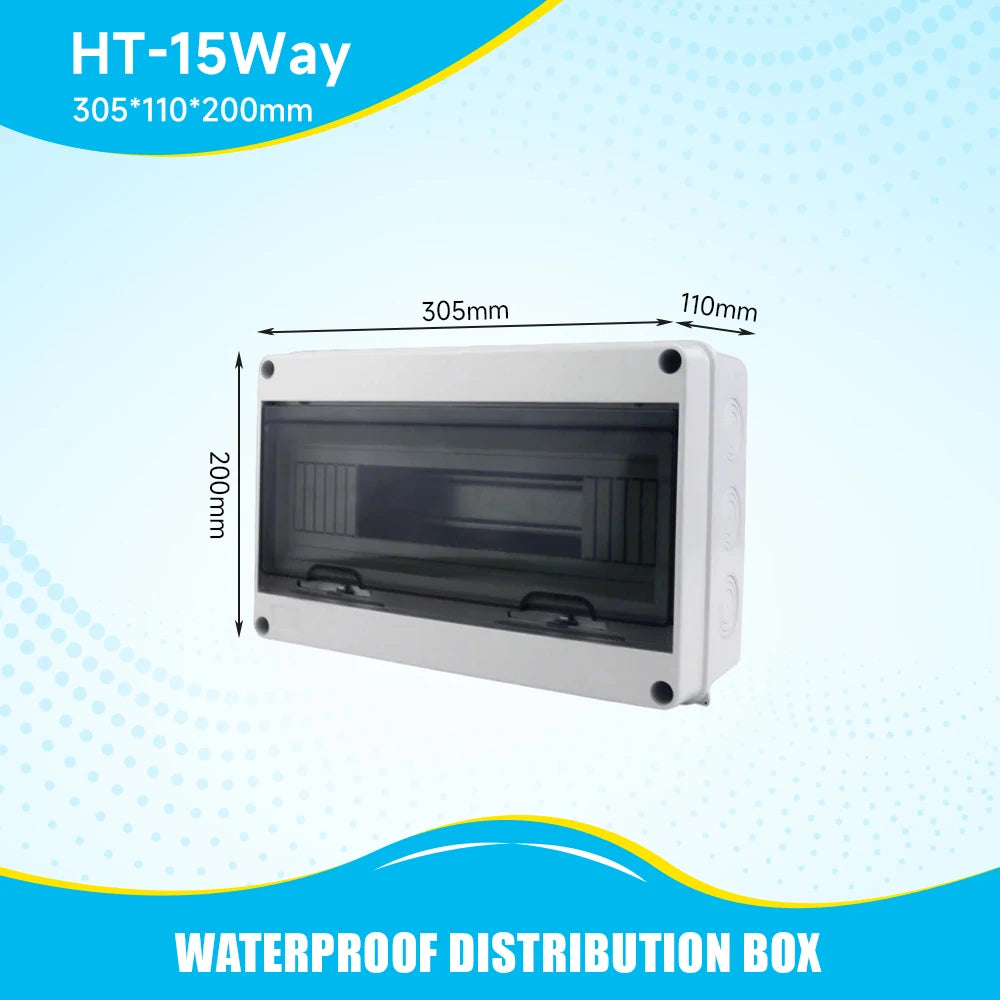 Verteilerkasten IP65 wasserdicht – 2-24 Wege ABS