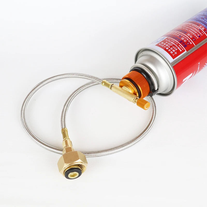 Gas-Nachfülladapter für Camping-Gasherd – OutdoorZylinder-Füll-Adapter für Gastank & Kocher-Zubehör