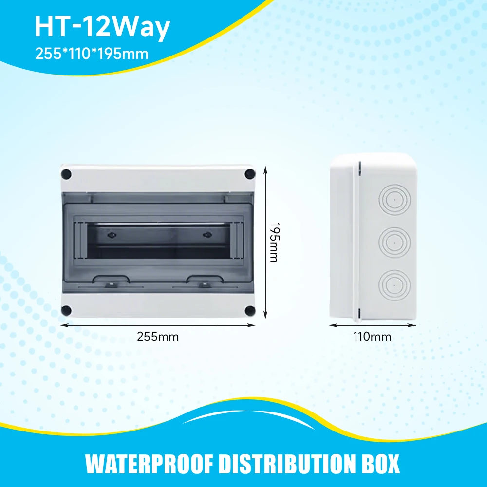 Verteilerkasten IP65 wasserdicht – 2-24 Wege ABS