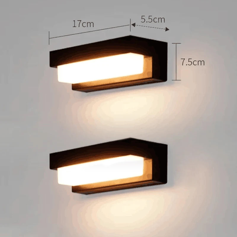 Solar LED Außenleuchte dreifarbig - Garten & Balkon