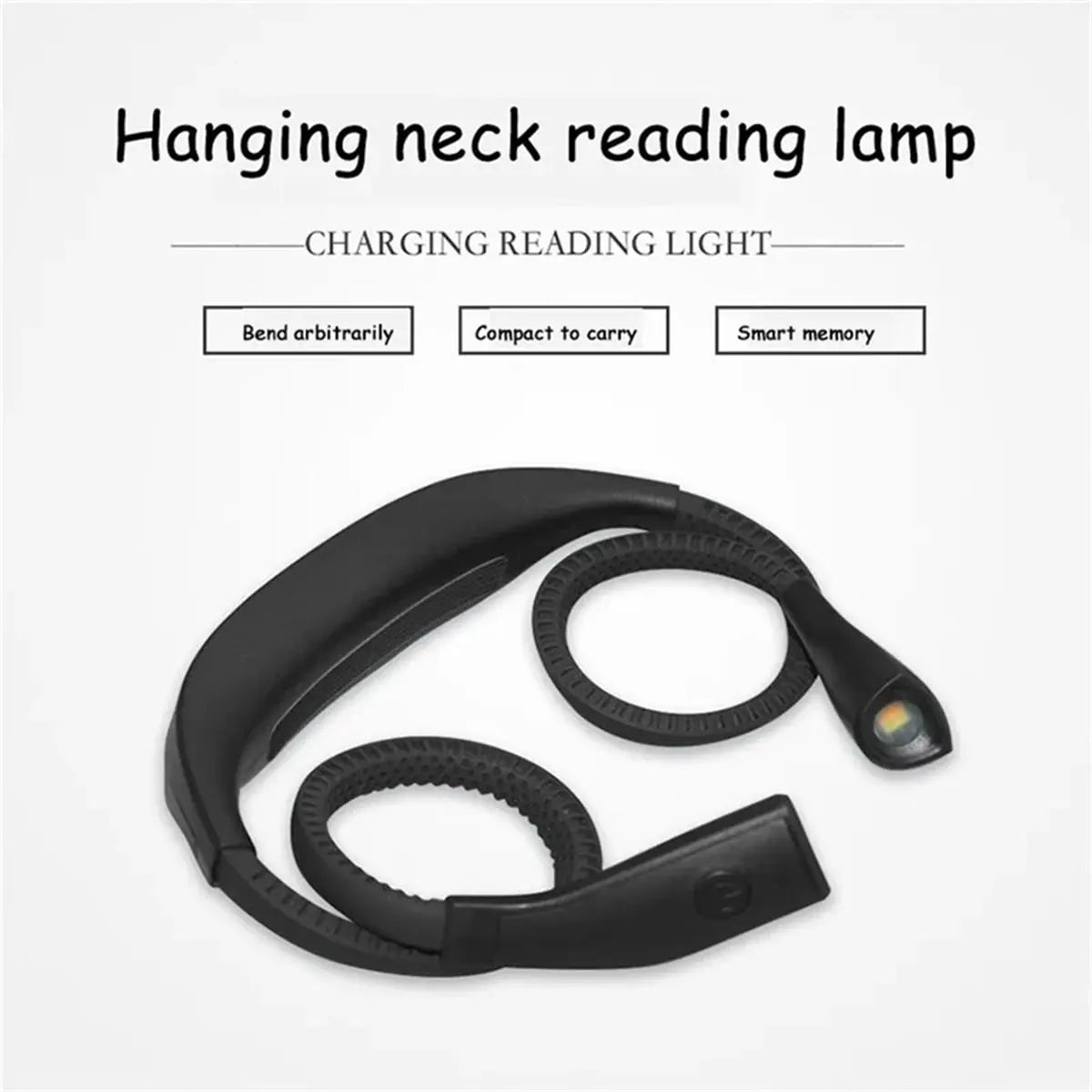 BaoBao LED-Halslicht USB wiederaufladbar – 3 FarbenStufenlos dimmbar, Buchlicht, Leselampe & Arbeitslampe