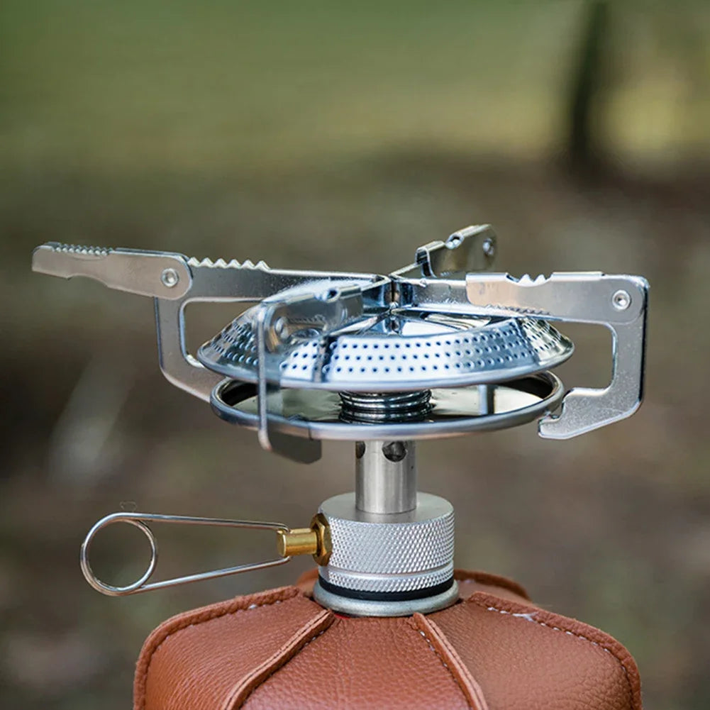 Camping-Gaskocher mit Tasche – verstellbar & leicht