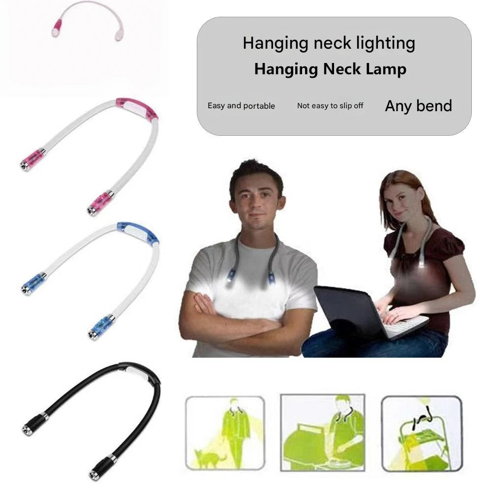 LED-Hals-Buchlicht tragbar – Camping & LesenVielseitige Freisprechlampe für Stricken, Arbeiten & mehr