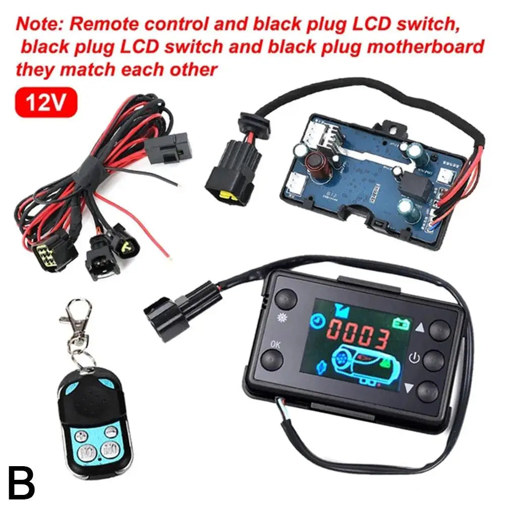 12V 24V Air Diesels Lufterhitzer LCD-Monitorschalter, Steuerplatine Motherboard mit Fernbedienung für die Steuerung der Parkheizung