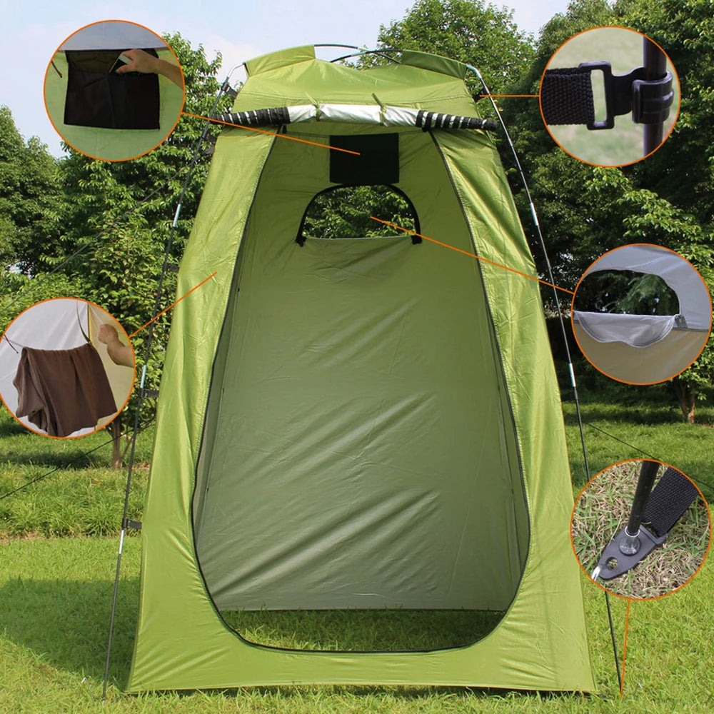 Camping Duschzelt 1,8m - Sichtschutz & Umkleide