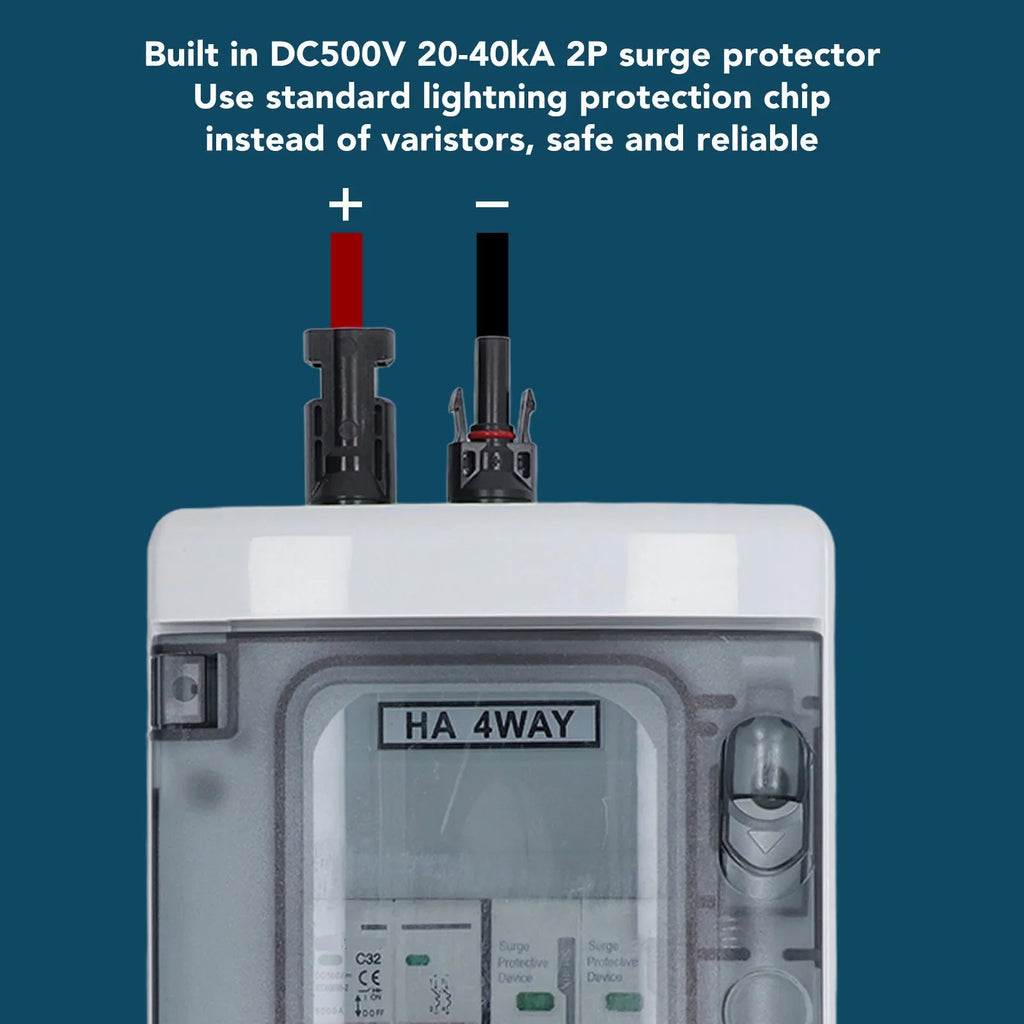 PV Combiner Box IP65 – Solar DC500V 32A wasserdicht