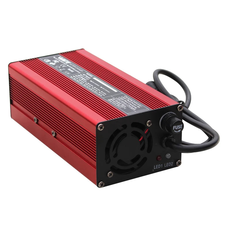 LiFePO4 Batterieladegerät 54,75V 8A – 15S 48VSchnellladegerät für Eisenphosphat-Akkus