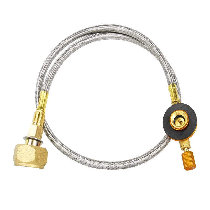 Gas-Nachfülladapter für Camping-Gasherd – OutdoorZylinder-Füll-Adapter für Gastank & Kocher-Zubehör