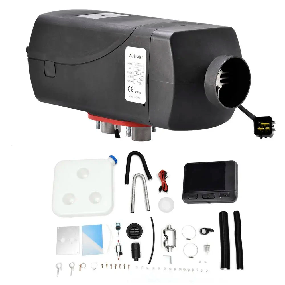 12V /24V Auto Heizung 2KW Air Diesel Heizung Parkplatz Heizung W/Fernbedienung für RV, wohnmobil Anhänger, Lkw, Boote