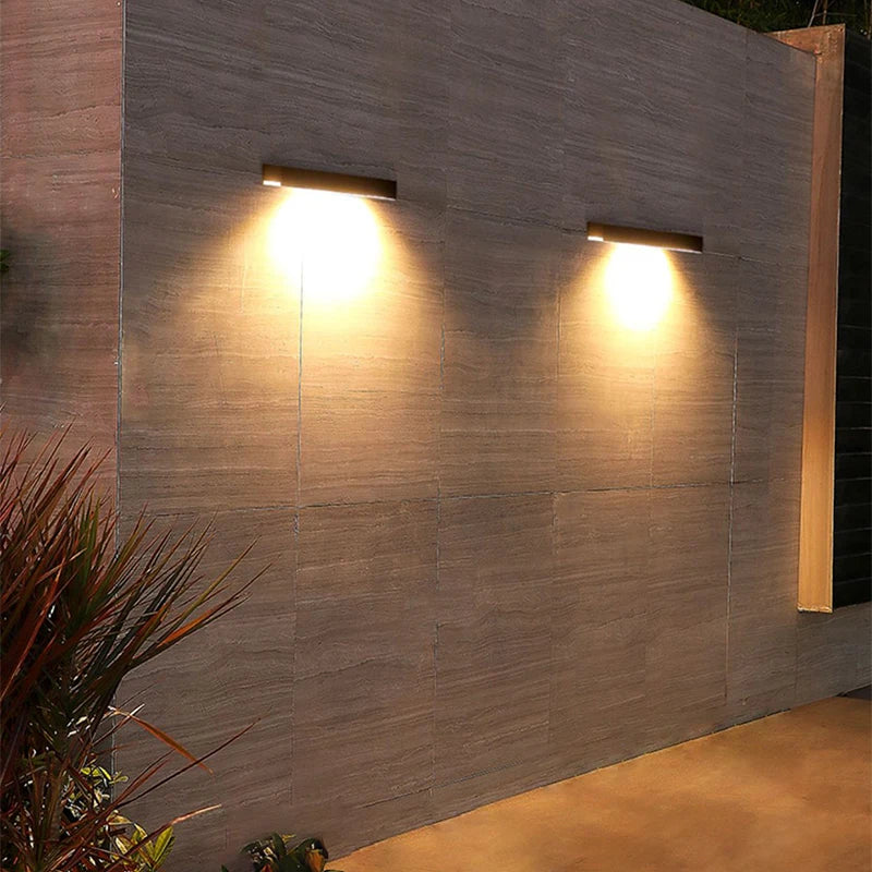 Solar Wandleuchte Außen – wasserdicht LED Garten