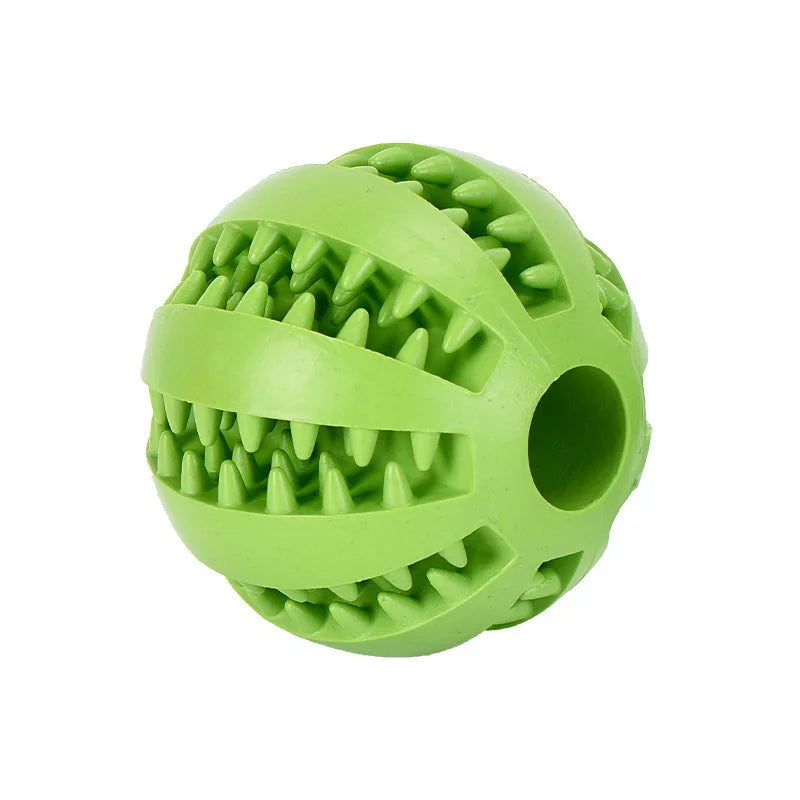 Hunde-Spielzeugball Gummi – Zahnreinigung & Leckerli