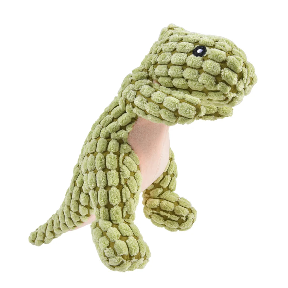 Plüsch-Dinosaurier Hundespielzeug – interaktiv