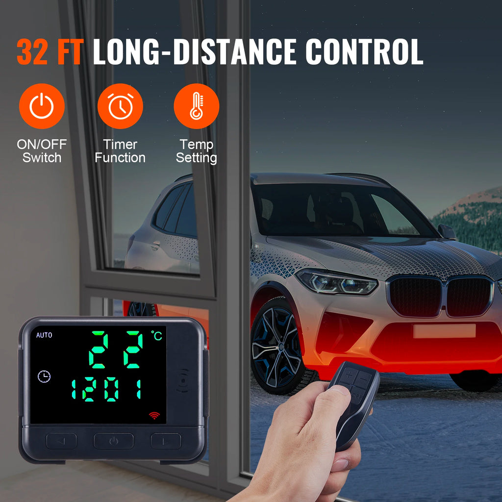 SucceBuy 2 kW Diesel-Lufterhitzer, 12 V Diesel-Heizung mit LCD-Display, Diesel-Standheizung, schnelle Erwärmung für Wohnmobil, Anhänger, Wohnmobil, Boot