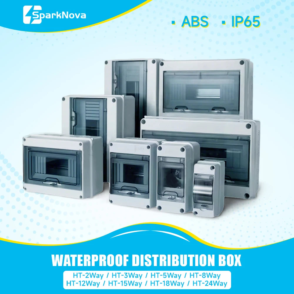 Verteilerkasten IP65 wasserdicht – 2-24 Wege ABS
