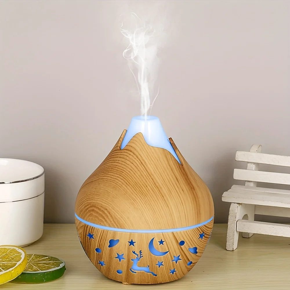 Luftbefeuchter 200ml USB mit Aromatherapie-DiffusorMultifunktional für ätherische Öle, modern & langlebig