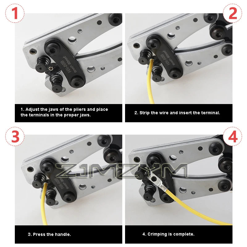 Crimpzange 6-50mm² – Kabel-Crimpwerkzeug tragbar
