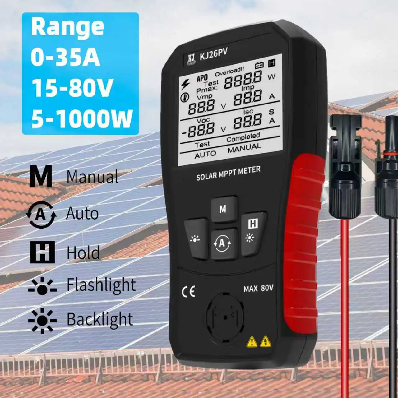 Solartester PV-Panel – MPPT Messung & Power Point-Tracking