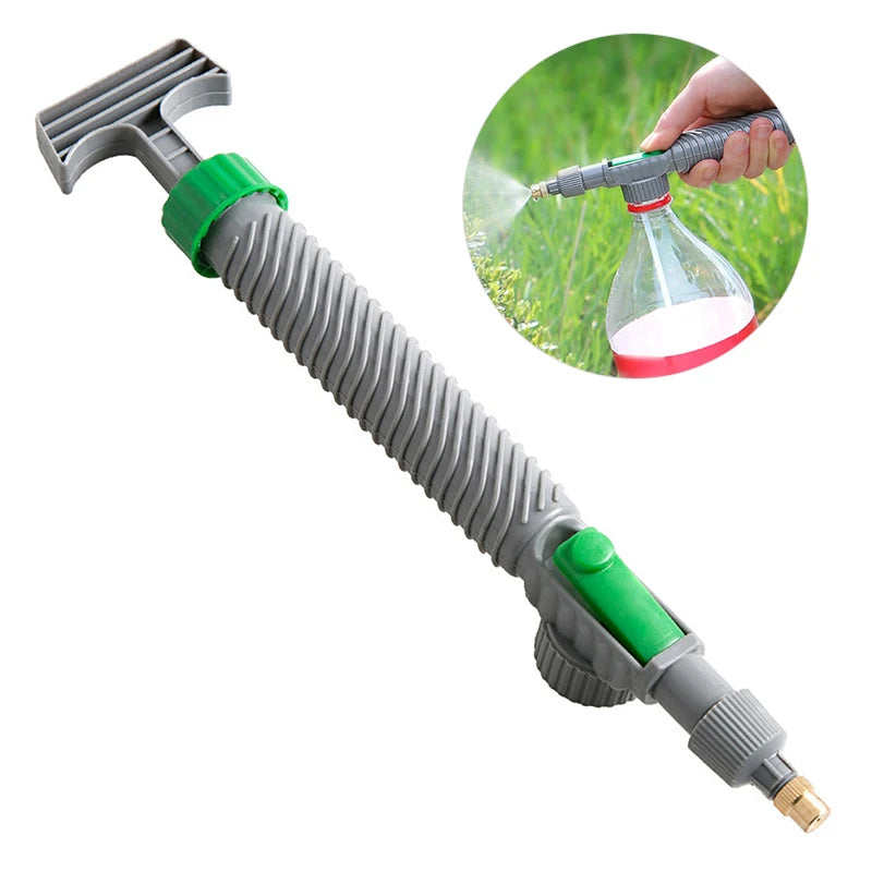 High-pressure spray attachment for bottles - Adjustable garden irrigation
